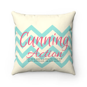 Cunning Action Pillow: Spun