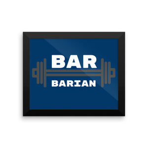 Open image in slideshow, Bar-Barian Framed Print
