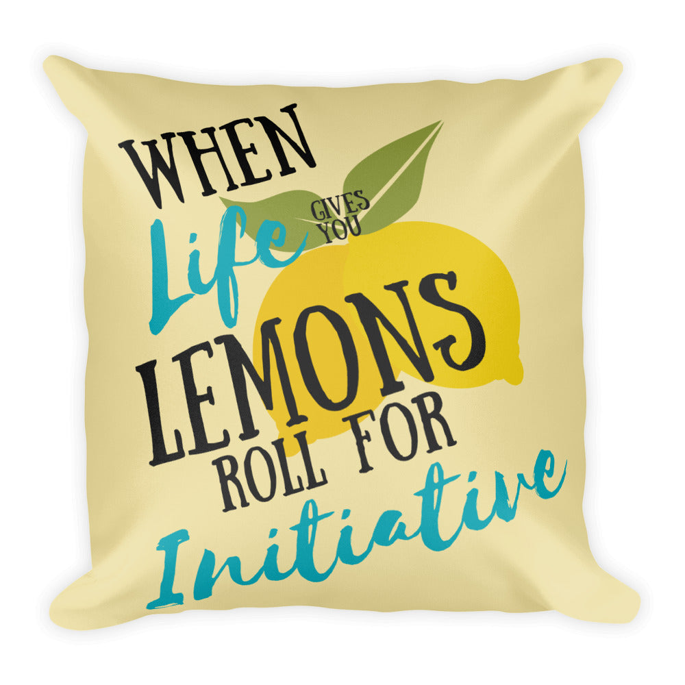 Lemon Initiative Pillow